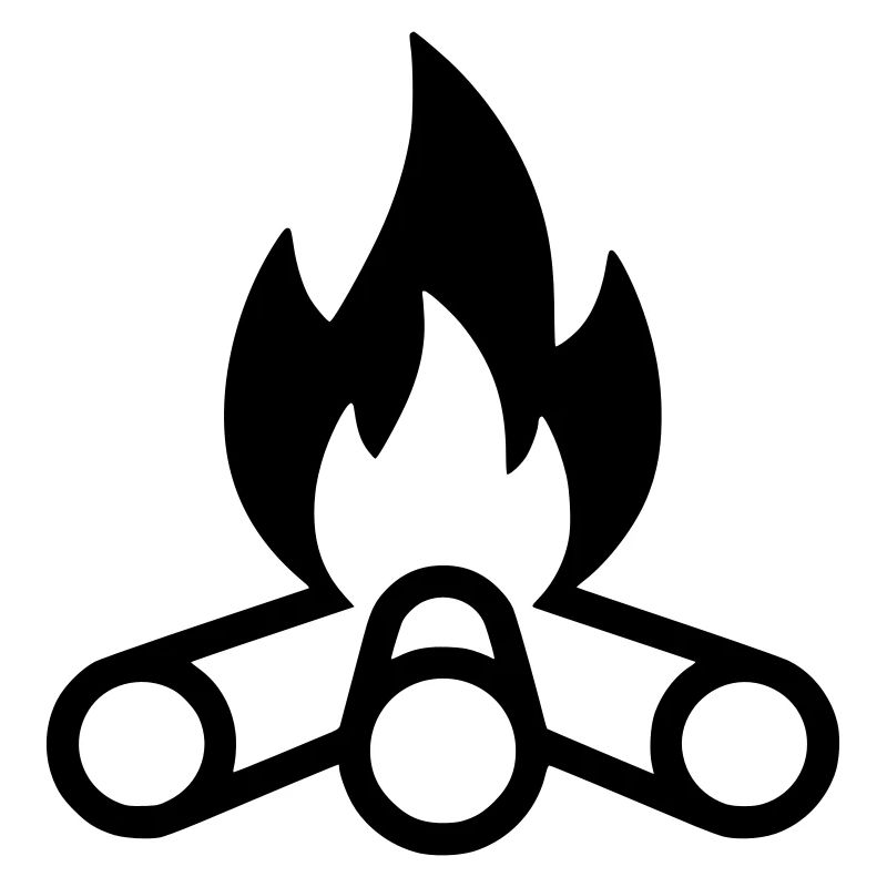 Campfire Flames Icon