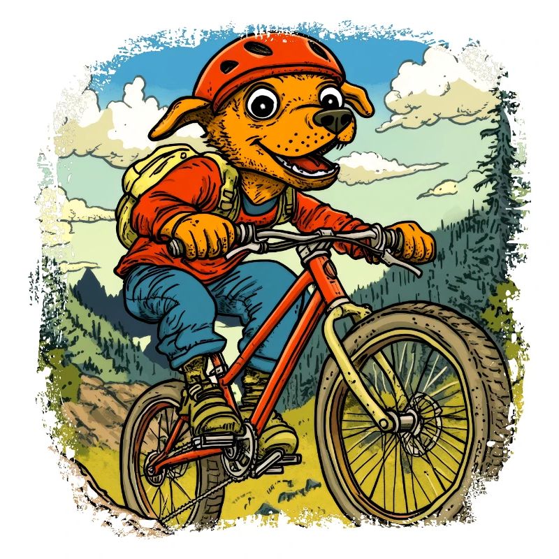 Chien Vélo / Chien VTT
