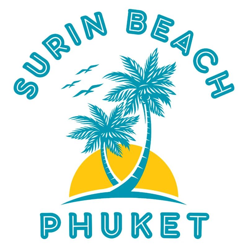 Surin Beach Phuket Palm Sunset