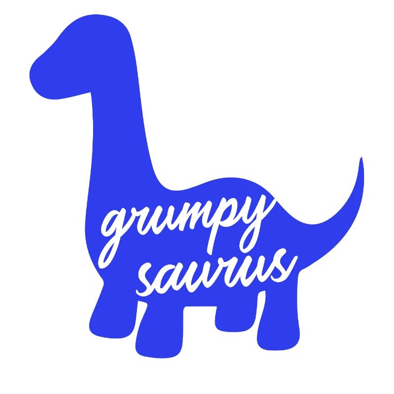 Grumpysaur Funny Dinosaur Brachiosaurus Design