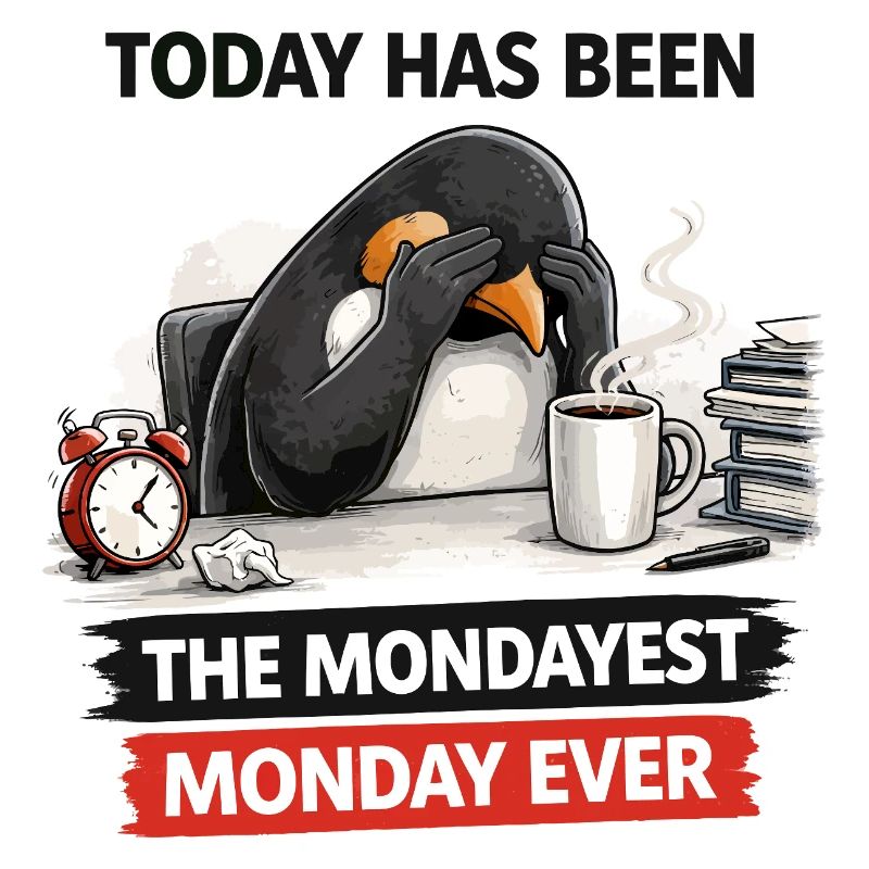 Mondayest Penguin Blues