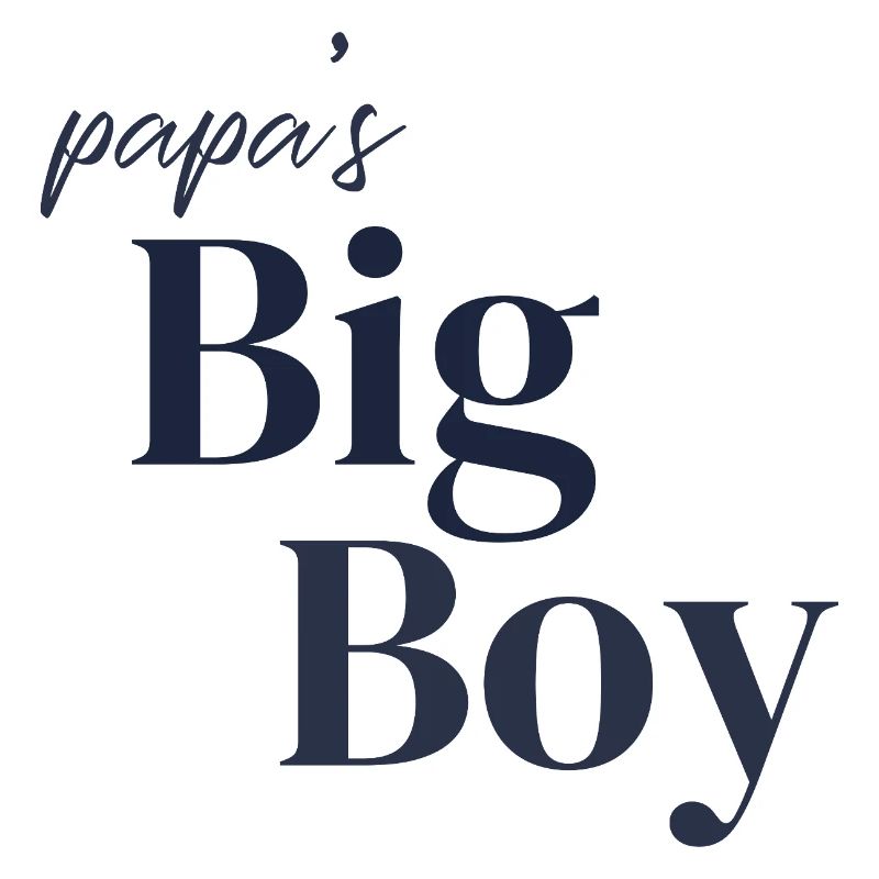 Le grand garçon de papa