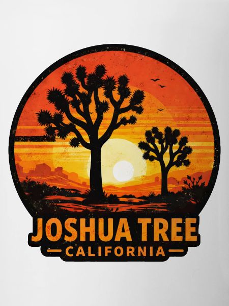 Joshua Tree California Sunset Motif