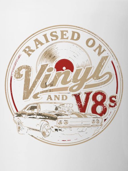 Passion vinyle et voitures V8