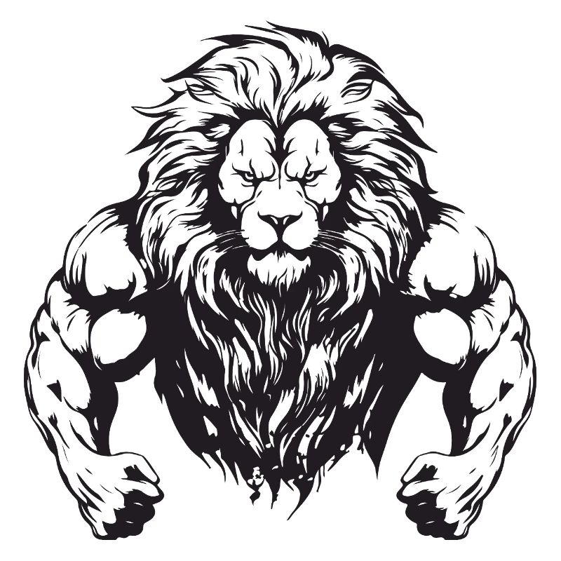 Muscles Lion