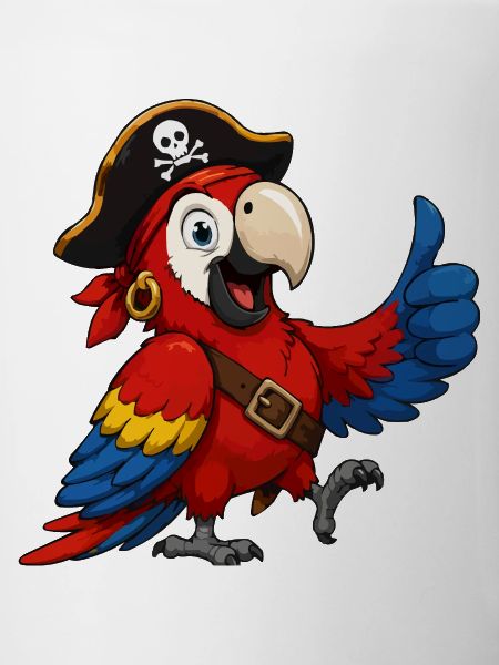 Pirate Parrot Thumbs Up