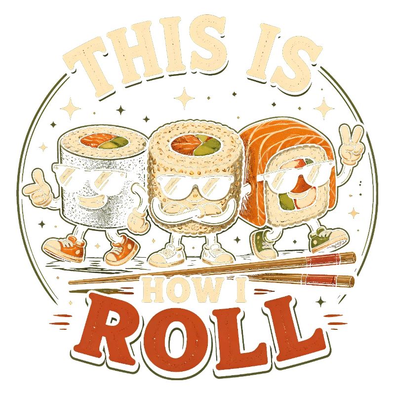 How to roll Japanese sashimi rolls