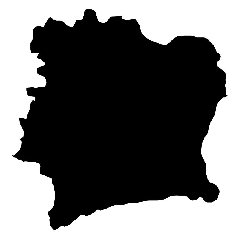 Ivory coast map