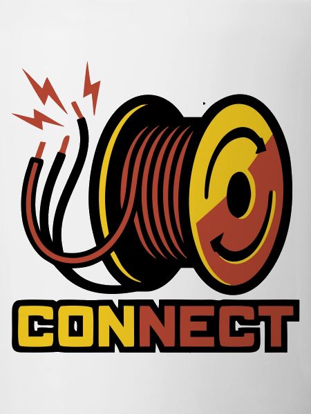 Logo de câble à bobines