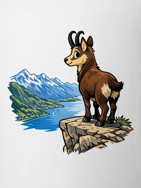 Alpengemsen auf Felsen