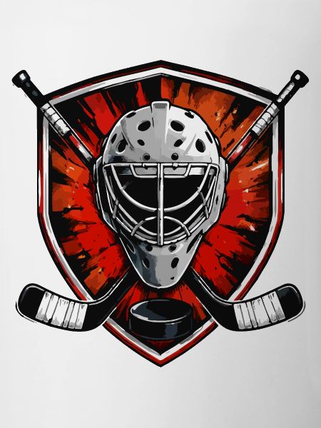Torhüter Helm Shield Kunstmotiv