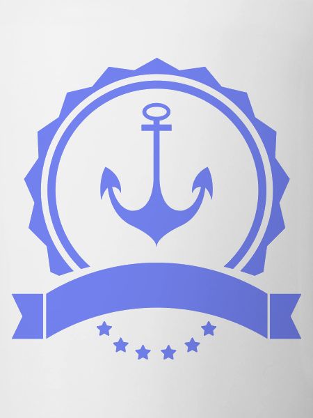 Anker abzeichen Nautik Logo