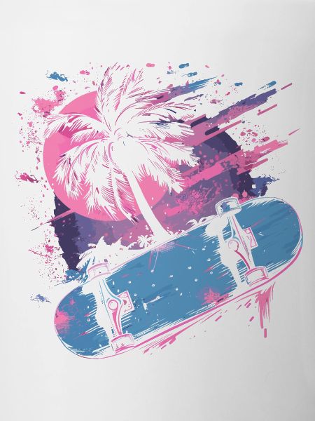 Skateboarding Retrowave