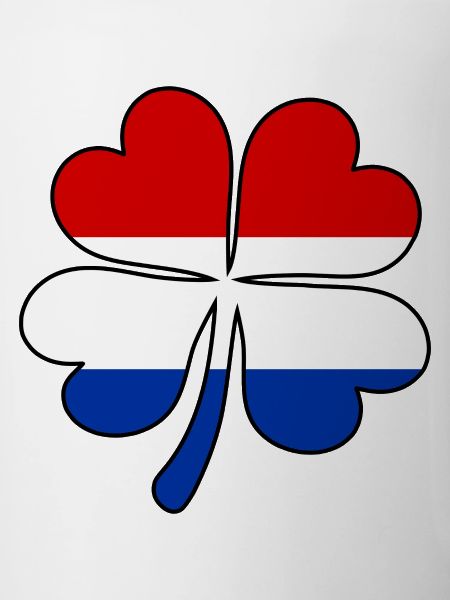 Holland Flagge Kleeblatt
