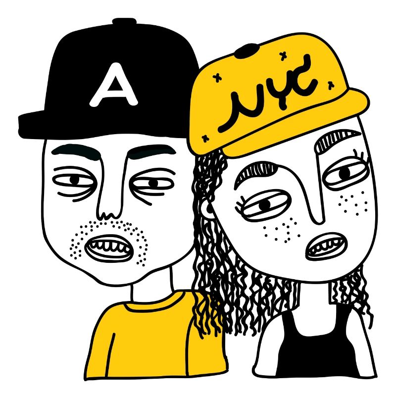 Junge und Mädchen