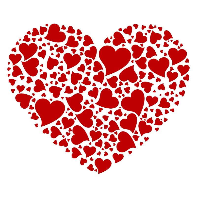 MULTI RED HEARTS