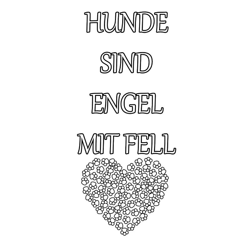 Hunde sind Engel mit Fell <3