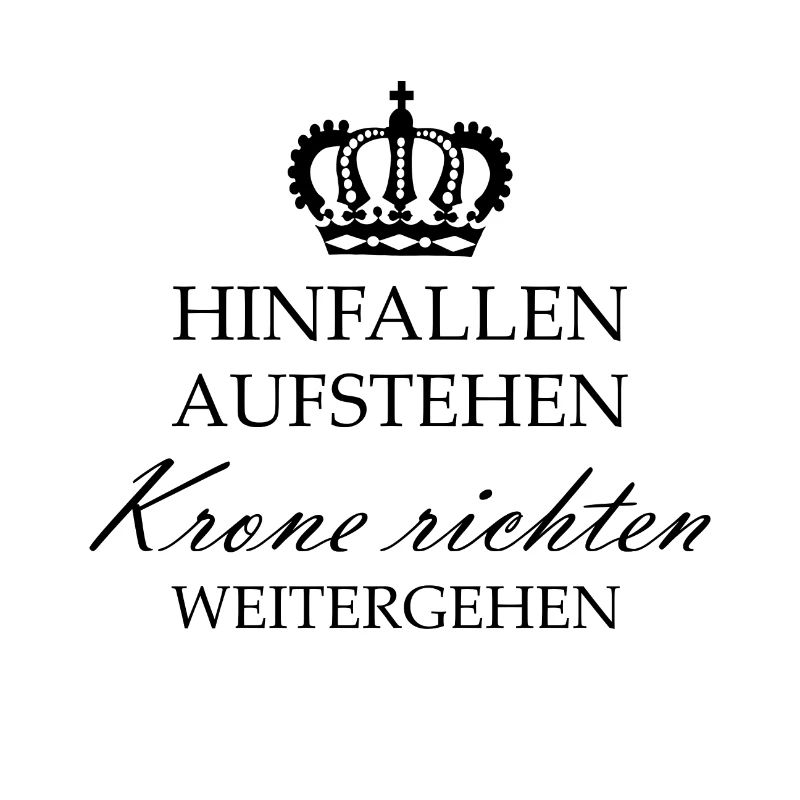 Hinfallen aufstehen Geschenk Geschenkidee