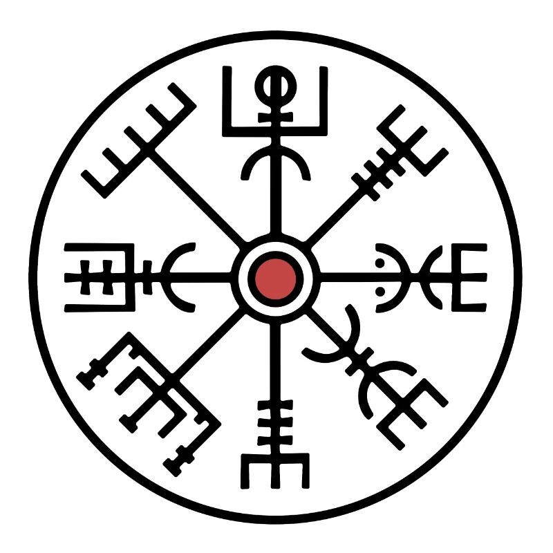 Vegvisir-Symbol