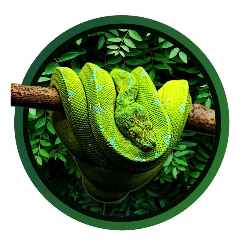 Ventilateur Chondro de gardien de reptiles Python Green Tree