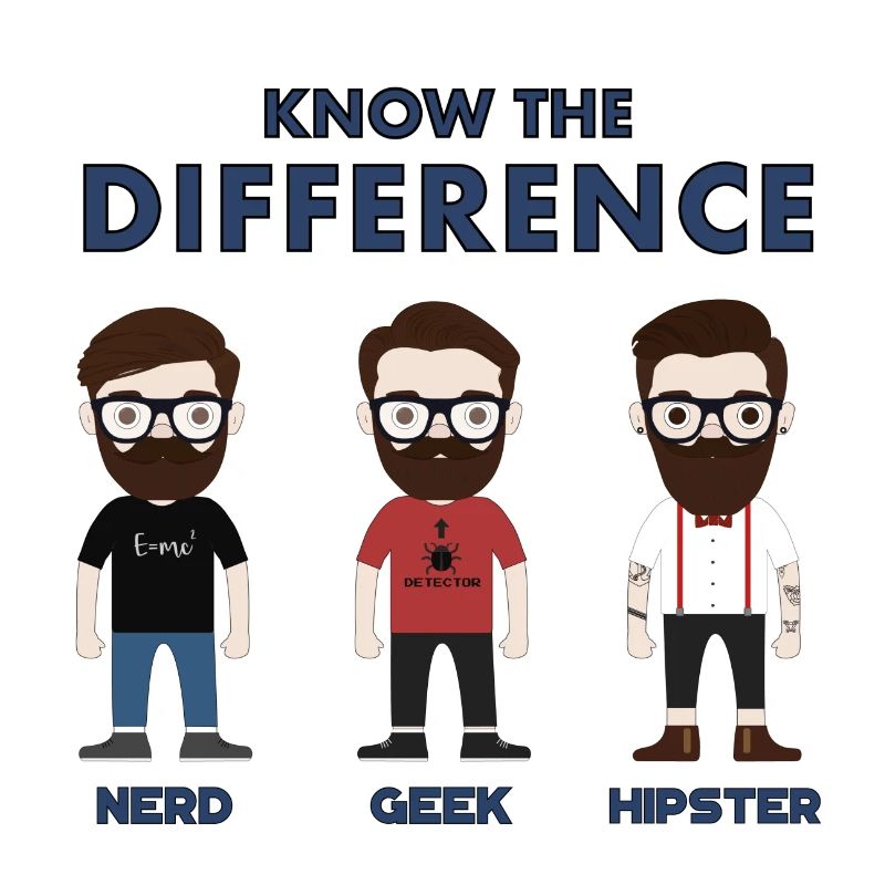 Nerd, geek ou hipster?