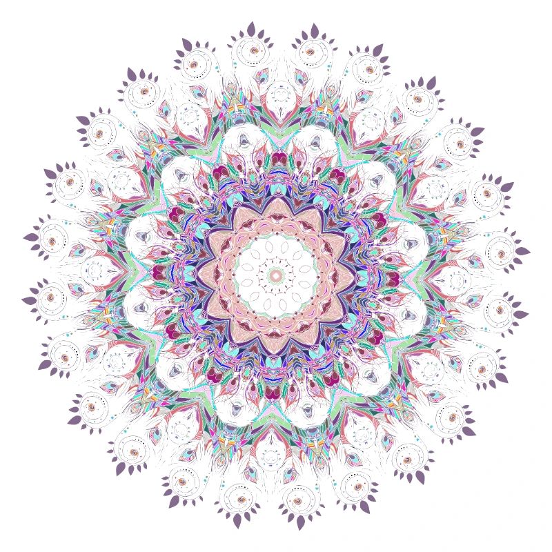 Mandala blanc