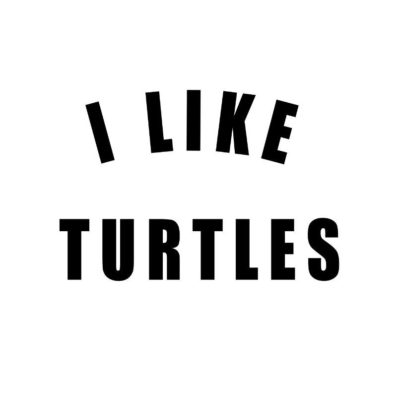 ICH MAG SCHILDKRÖTEN! GESCHENKIDEE