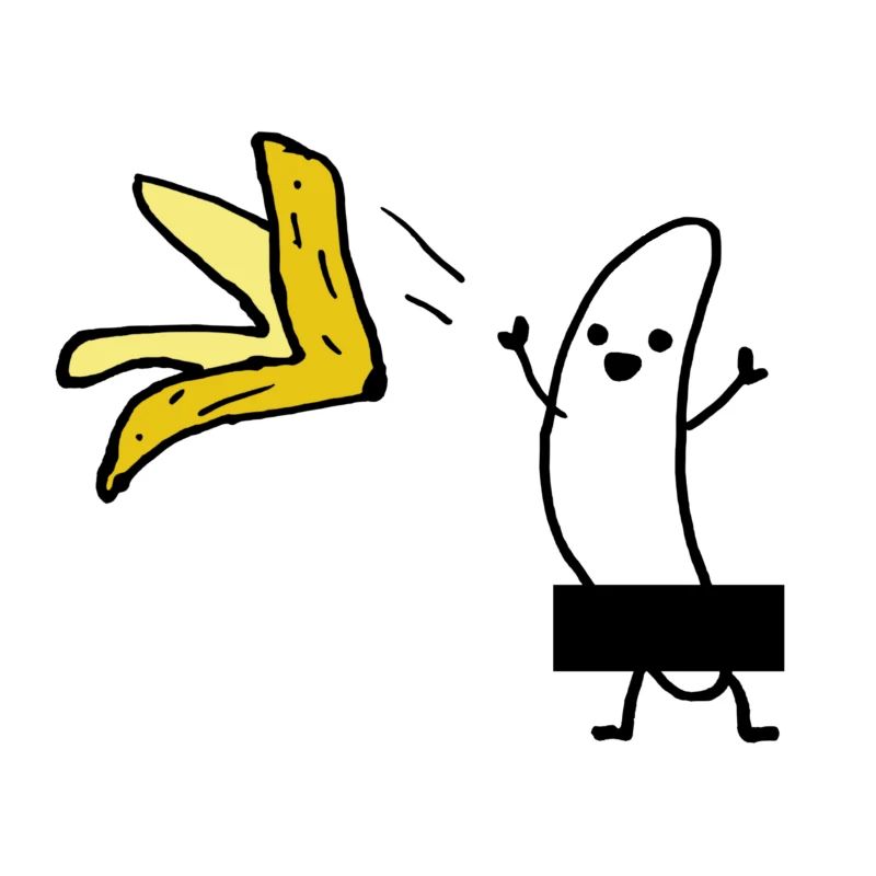 Costume Carnaval Helau confettis striptease à la banane