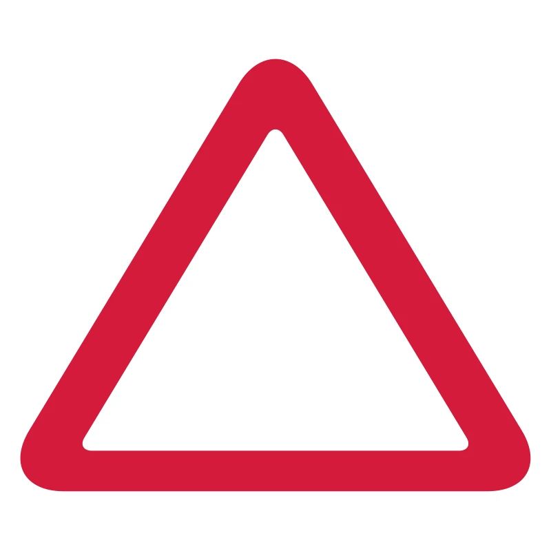 Accorder la priorité, panneau de signalisation de circulation