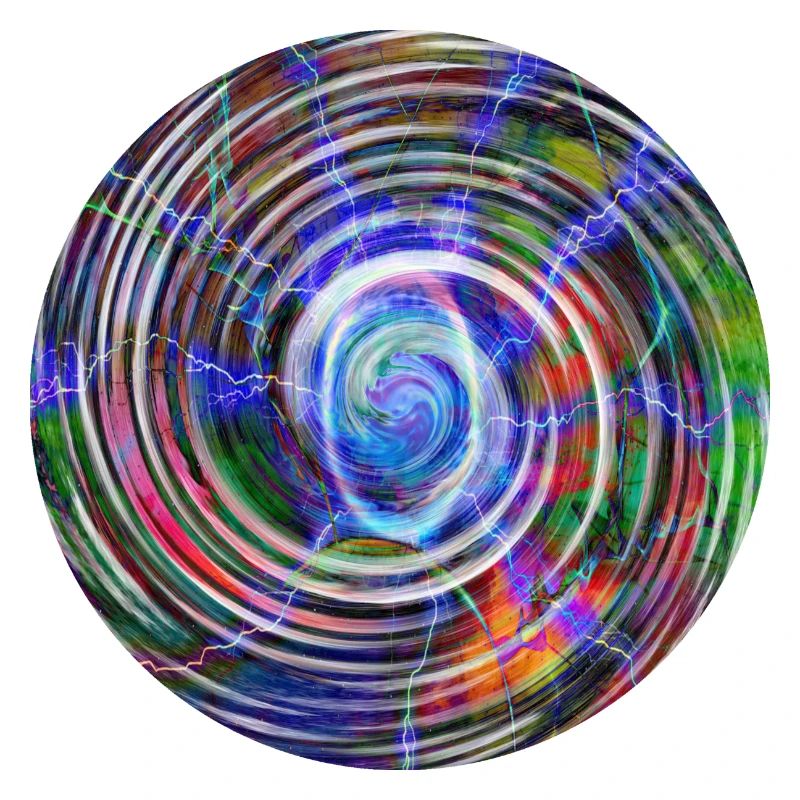 Boule de couleur éclair, boule de couleur éclair