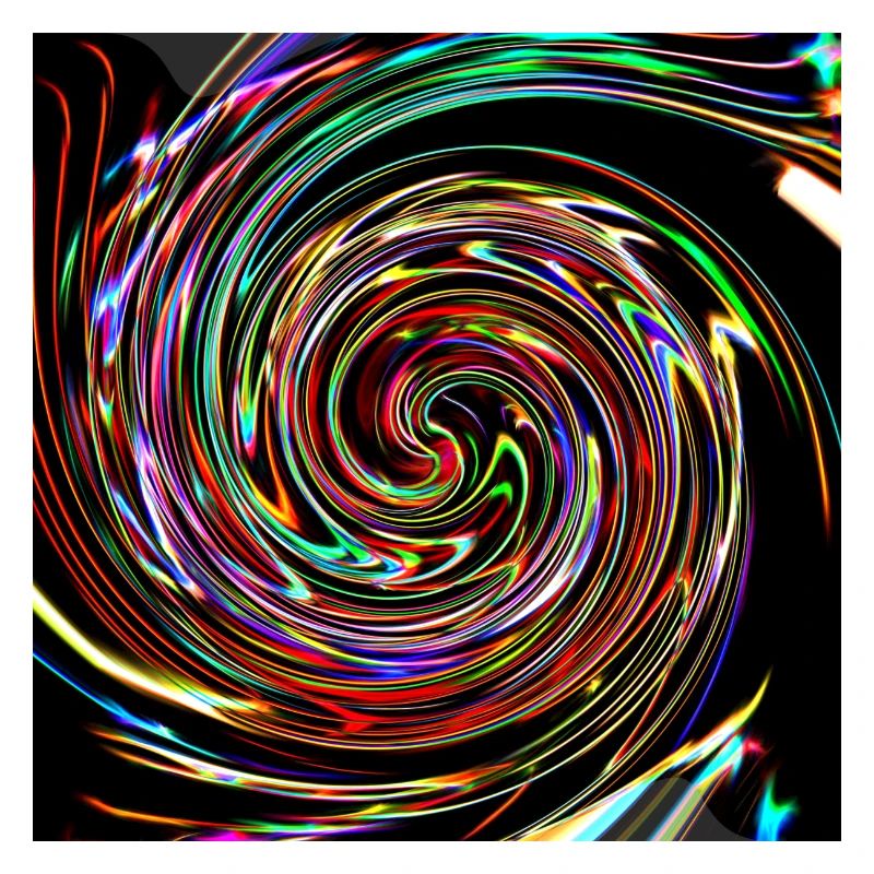 Neon spirals, neon spirals