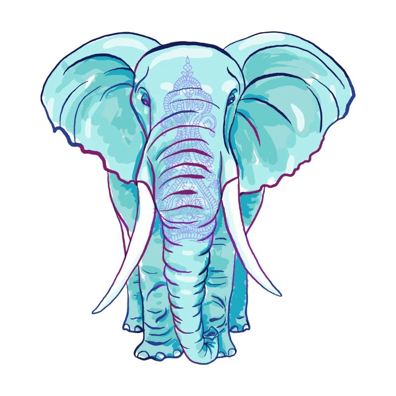 The blue elephant