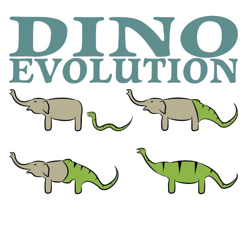 Dino Evolution Dinosaurier Elefant