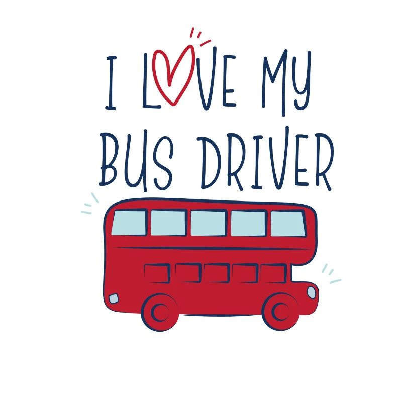 Liebe meinen Busfahrer Doppeldecker Geschenk