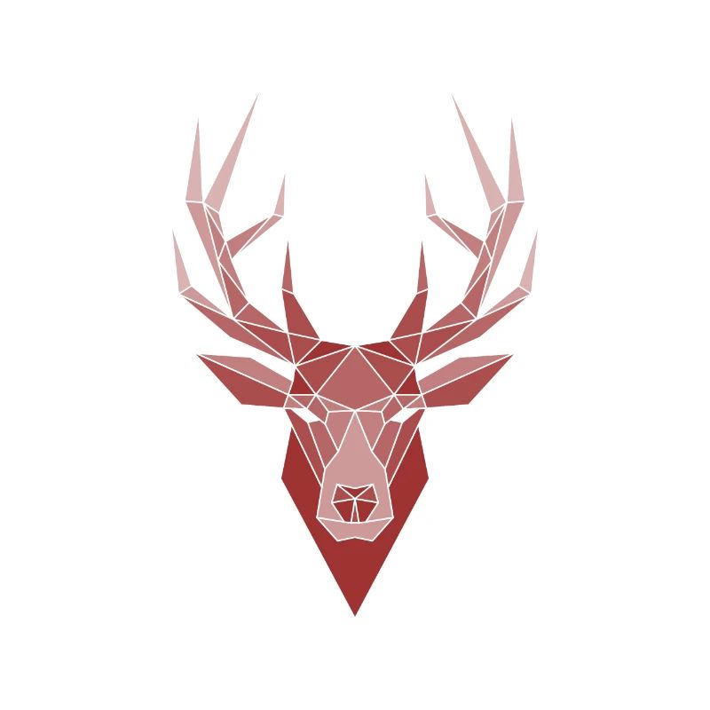 Deer polygon origami