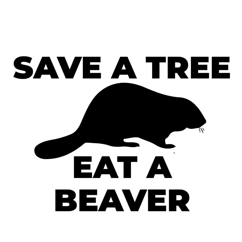 T-shirt drôle Save a Tree