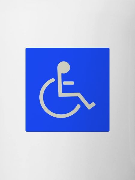 Schild Rollstuhlfahrer behindert