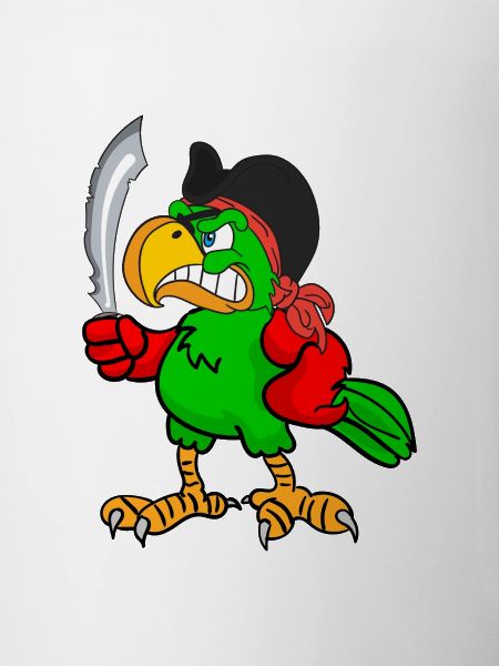 Pirate. Parrot.