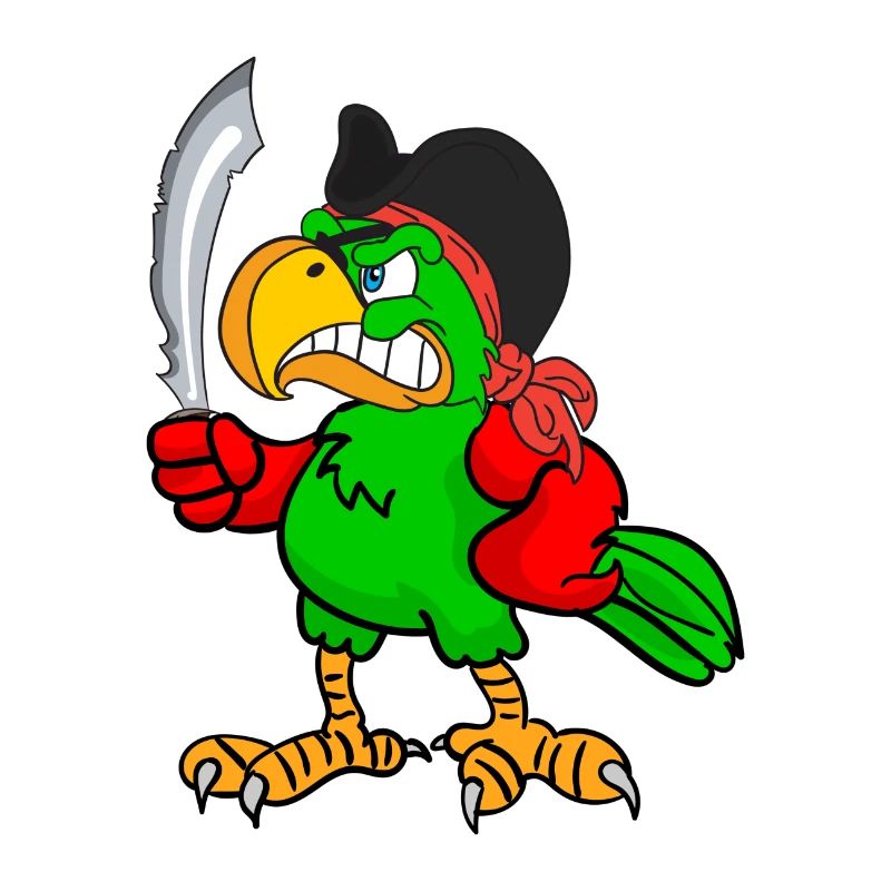 Pirate. Perroquet.