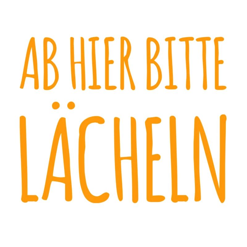 ab hier bitte lächeln