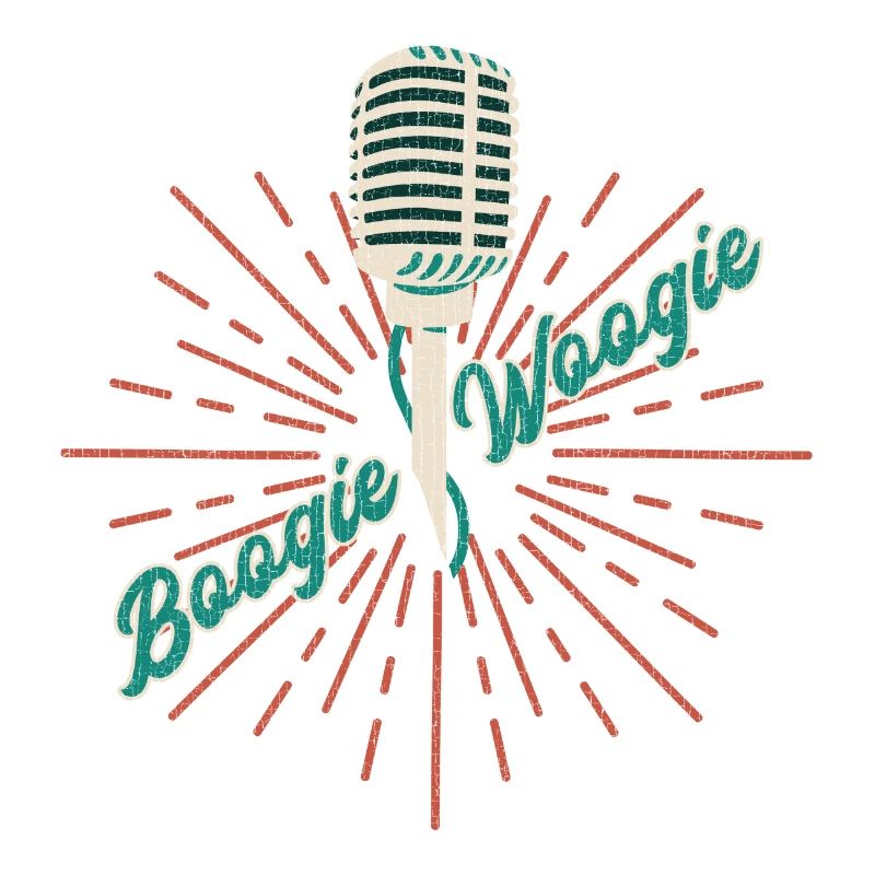 Boogie Woogie vintage microphone gift