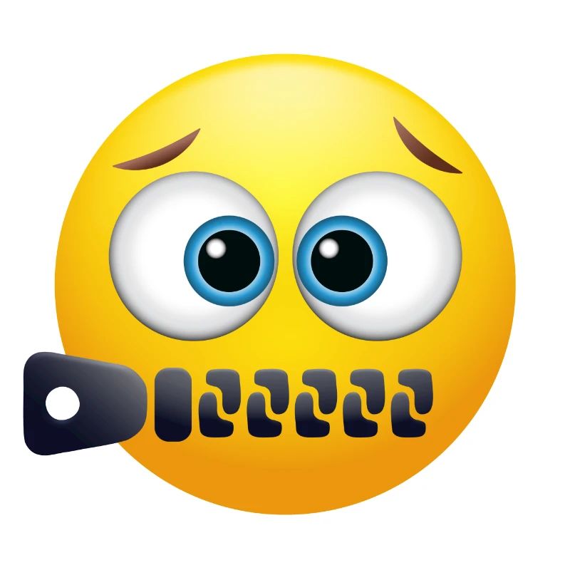 EMOJI avec fermeture éclair cool & conception drôle