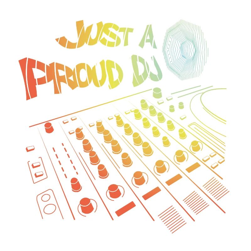 Just a proud DJ Disco Disc Jockey Pulse Techno
