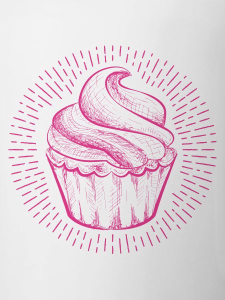 Desserts, cakes, muffins, cherries