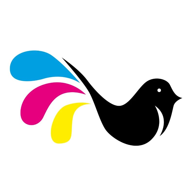 Bunter Vogel Grafik