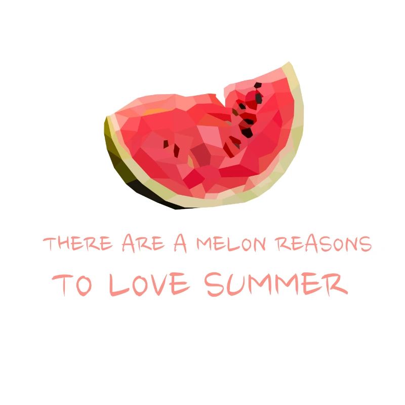 Il y a des raisons pour Melon d'aimer le melon d'été