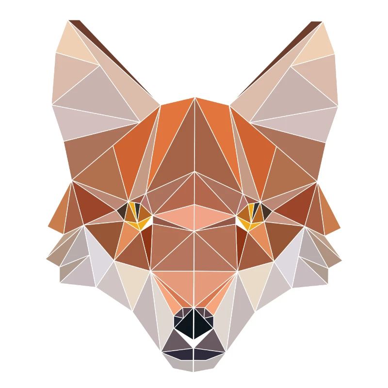 Tshirt polygonal Design Symmetrical Triangular
