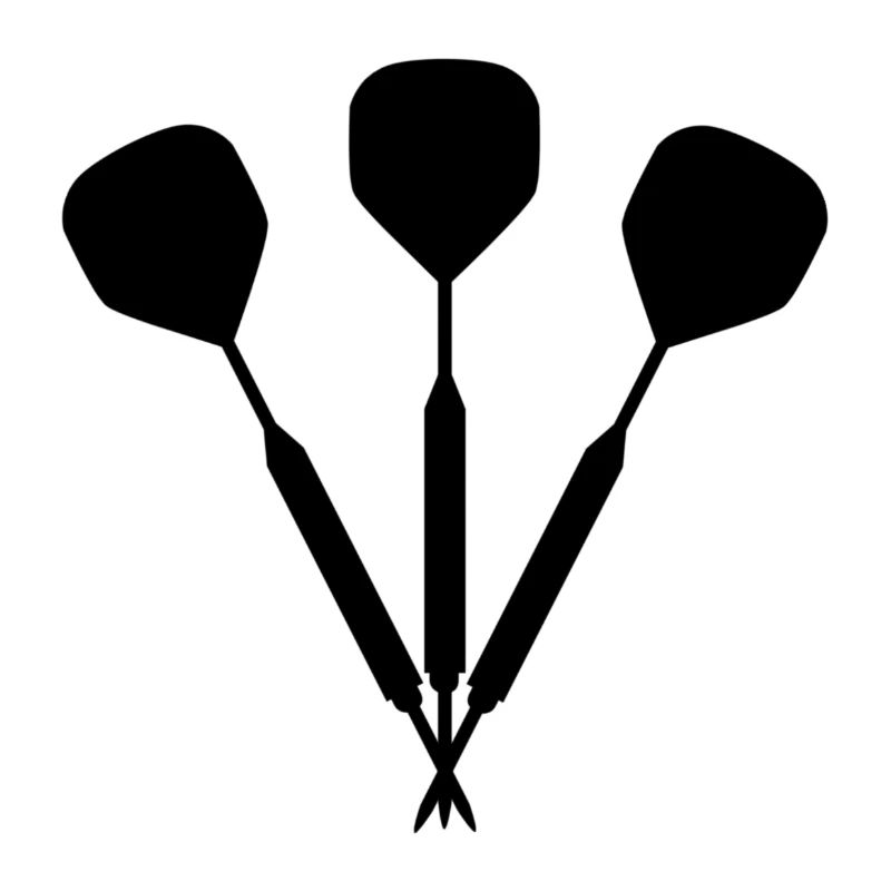 Fléchettes Logo - 3 flèches