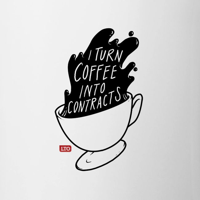 I turn coffee into contracts