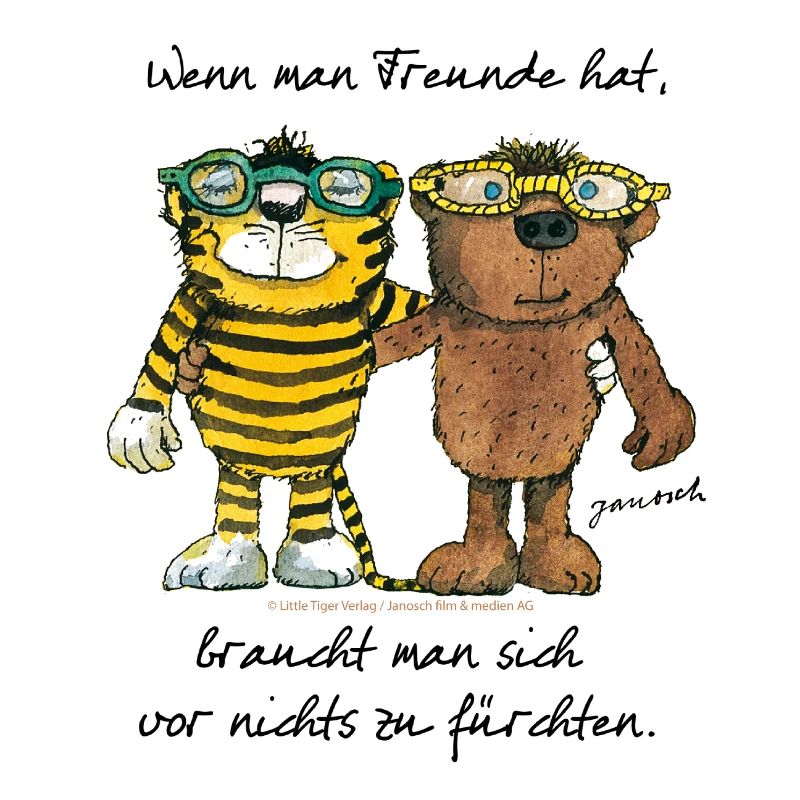 Janosch Tiger Und Bär Wenn Man Freunde Hat